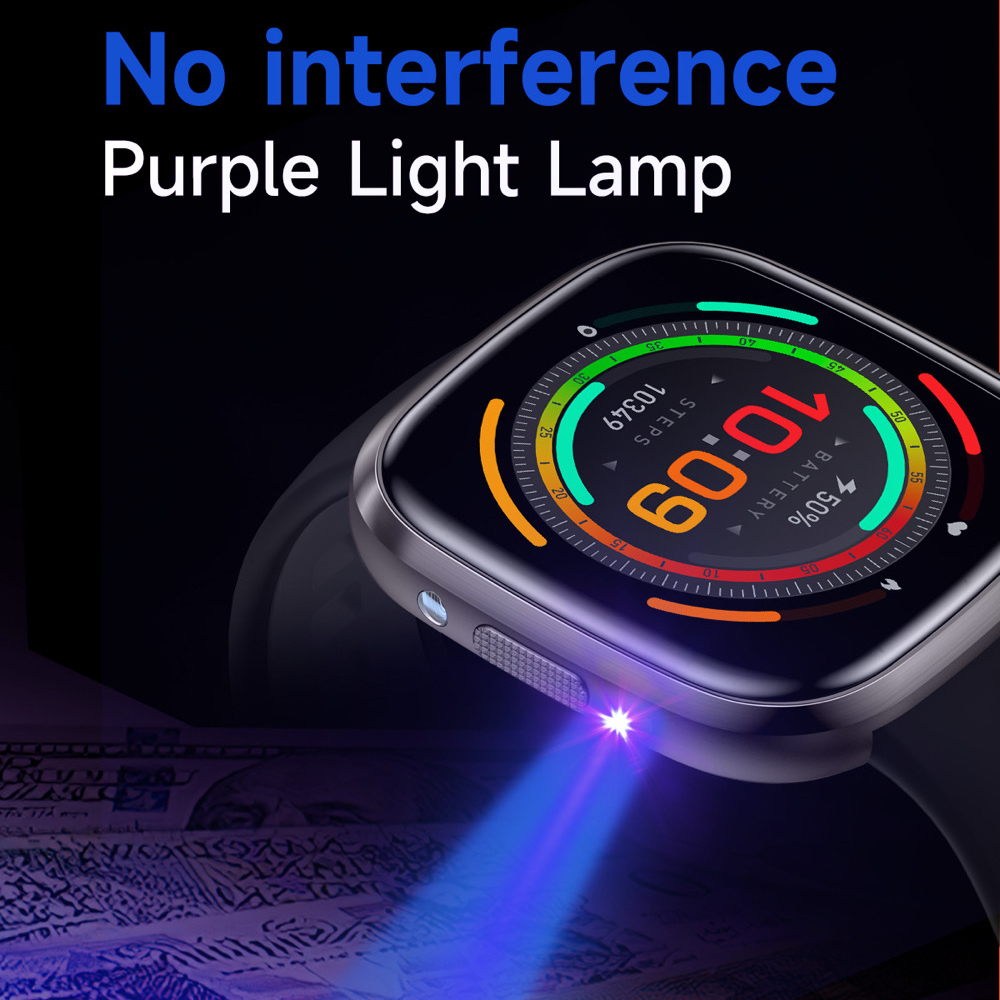 Smartwatch Purple Watches For Women - 696 สมาร์ทวอทช์ BT โทร ไฟฉาย LED