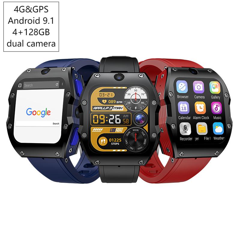 Watch Smartwatch Android - สมาร์ทวอทช์ 4G ระบบแอนดรอยด์ 4+128GB พร้อม GPS