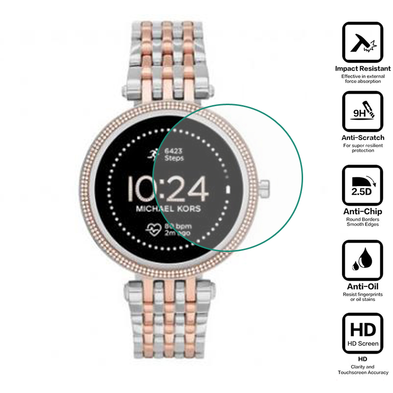 Smartwatch Watches Michael Kors - กระจกนิรภัยป้องกันฟิล์มสําหรับ Michael Kors Access Gen 5E