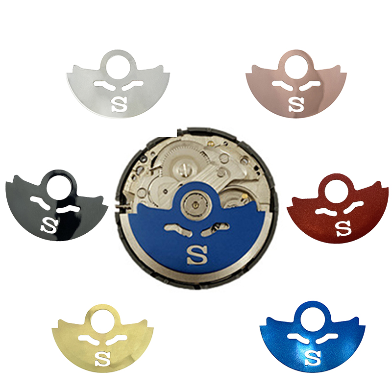 Watch Movement Rotor - แผ่นโลหะติดโรเตอร์แบบสั่นสะเทือนอัตโนมัติสำหรับกลไกนาฬิกา NH35 อุปกรณ์ซ่อมนาฬิกา