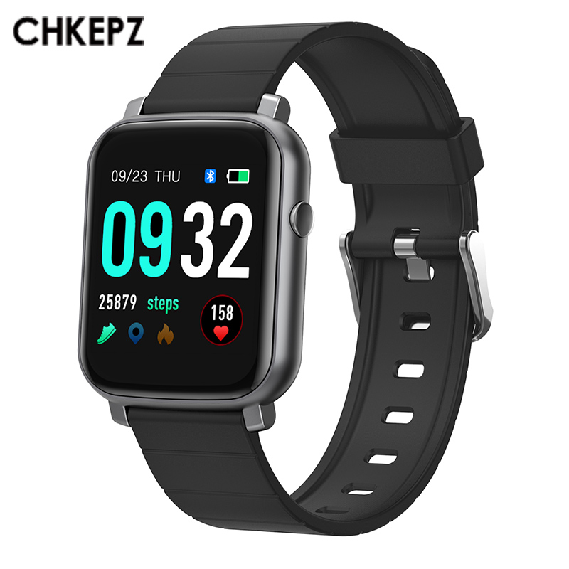 Smartwatch Iphone Watch For Men - IP68สมาร์ทนาฬิกาผู้ชายสร้อยข้อมือฟิตเนส Tracker Heart Rate Monitor สำหรับ
