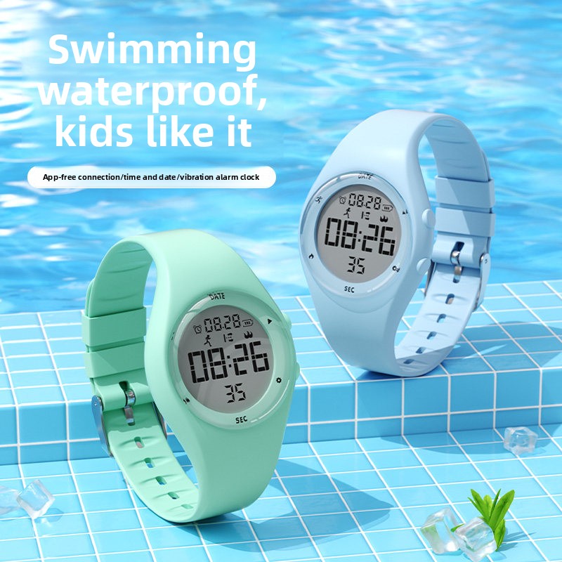Smartwatch New Watches - นาฬิกาอัจฉริยะสำหรับเด็กและวัยรุ่นรุ่นใหม่ปี 2026 ไม่ต้องใช้แอป กันน้ำ ตั้งเวลาสำหรับว่ายน้ำ นับก้าว