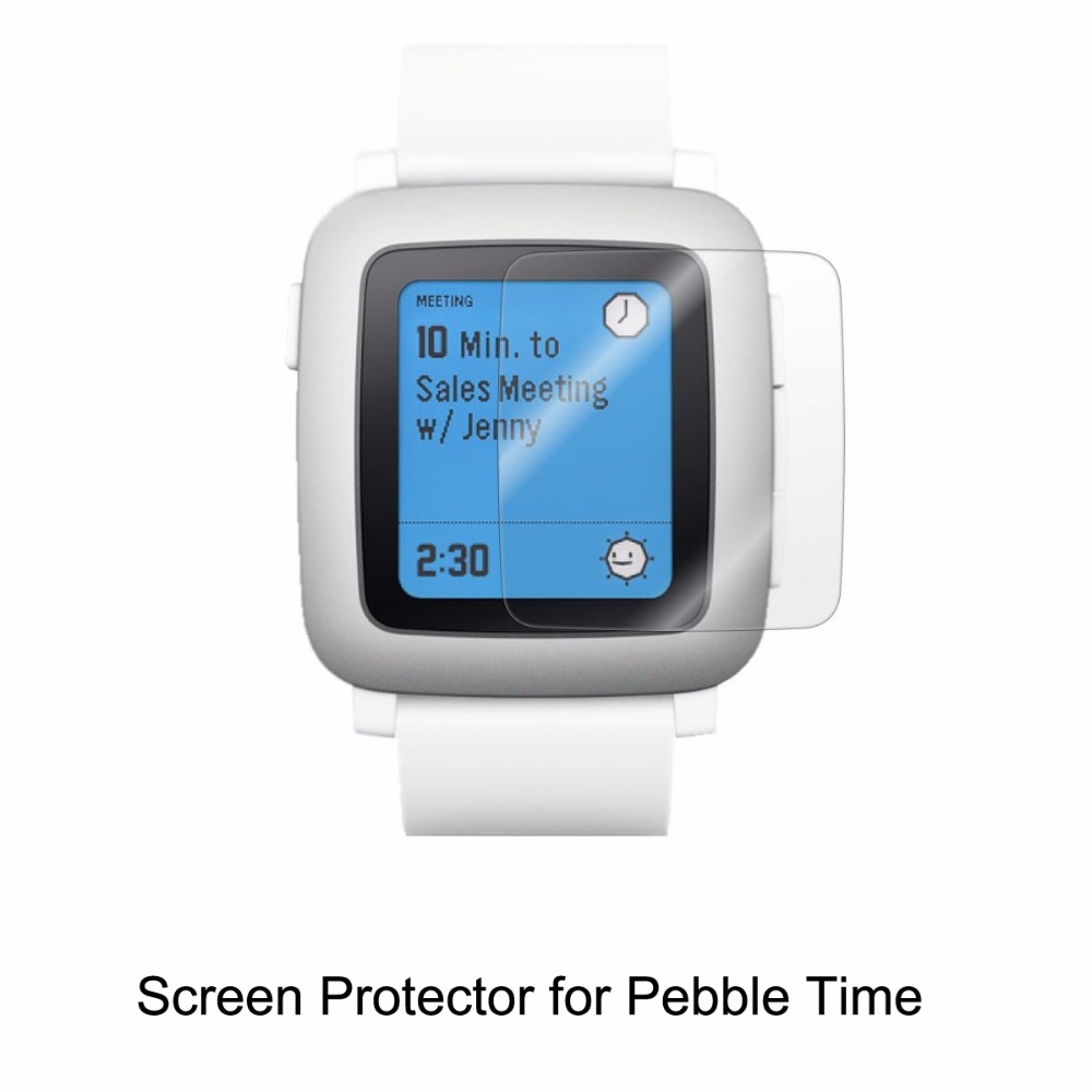 Smartwatch Pebble Watches - 6 * เคสป้องกันหน้าจอ PET ฟิล์ม LCD