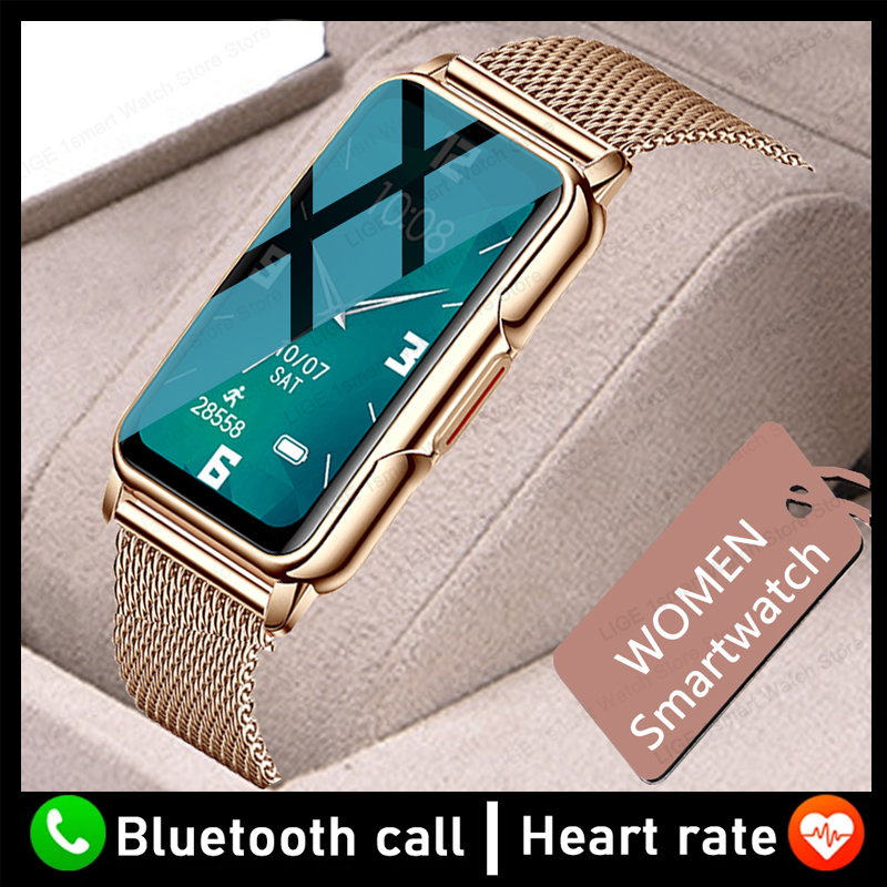 Smartwatch Branded Watches For Women - Lige นาฬิกากันน้ำสำหรับกีฬาตรวจสอบสุขภาพสมาร์ทวอท์ชผู้หญิงสายรัดข้อมืออัจฉริยะนาฬิกาบลูทูธสายรัดข้อมือแฟชั่นสำหรับผู้หญิง