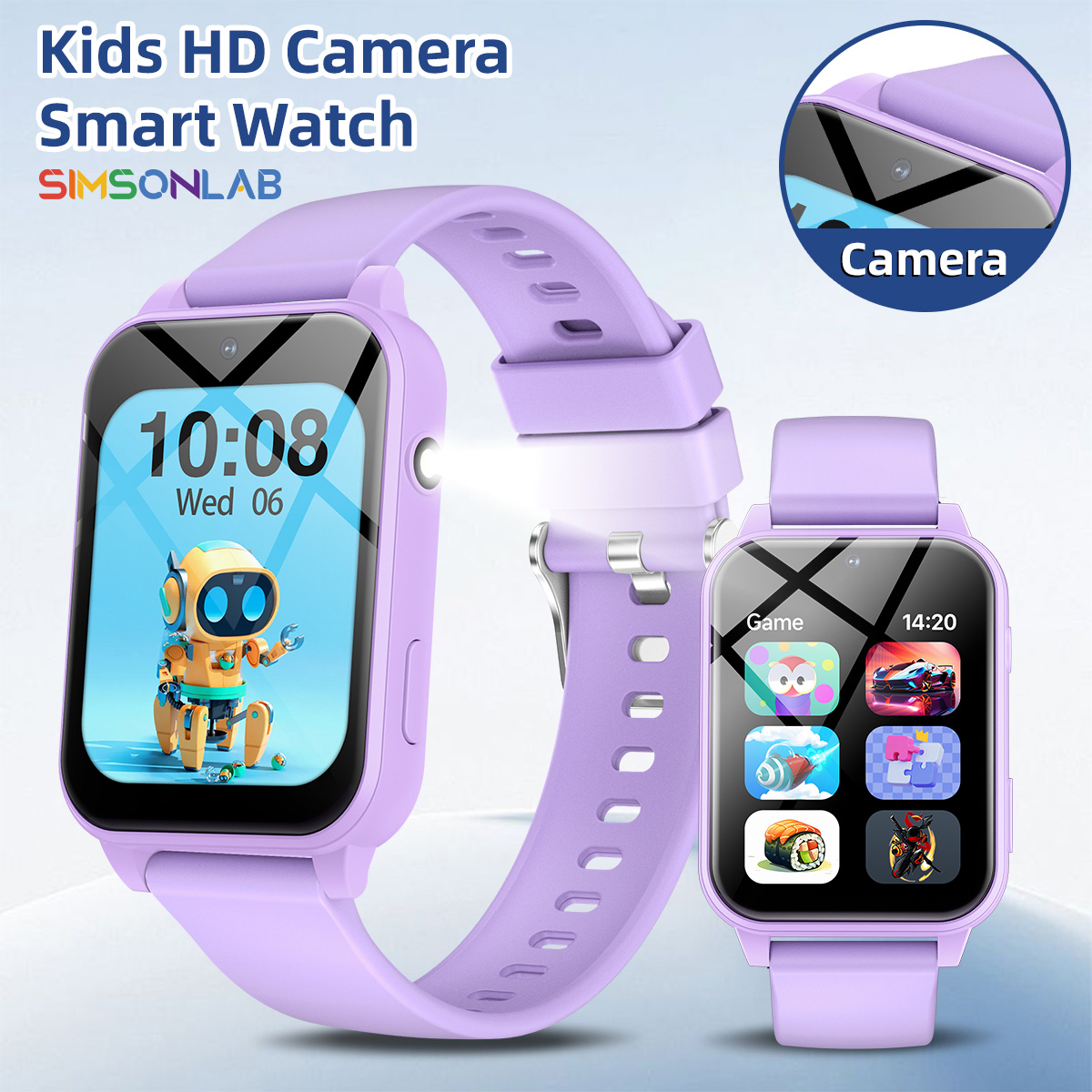 Smartwatch Watches For Kid Girl - นาฬิกาสมาร์ทวอทช์เด็กอัจฉริยะรุ่นใหม่ ปี 2026 ฟังก์ชั่นหลากหลาย ถ่ายรูปได้ ใช้เป็นเพื่อนเรียน