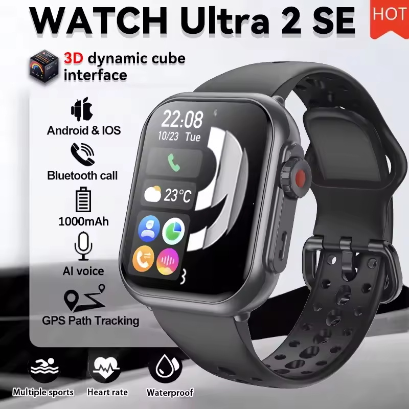 Smartwatch Branded Watches For Women - 2026 นาฬิกาอัลตร้า 2 เอสอีผู้ชายผู้หญิง 1000mAh แบตเตอรี่