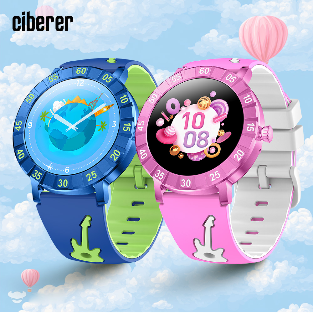 Smartwatch Watches For Kid Boy With Alarm - นาฬิกาอัจฉริยะสำหรับเด็ก New Ciberer DS08 รองรับการโทรด้วยเสียง หน้าจอทรงกลม
