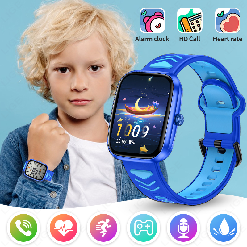 Smartwatch Watches For Kid Girl - นาฬิกาสมาร์ทวอทช์เด็ก LIGE 2026 หน้าจอสัมผัส HD พร้อมเกมส์