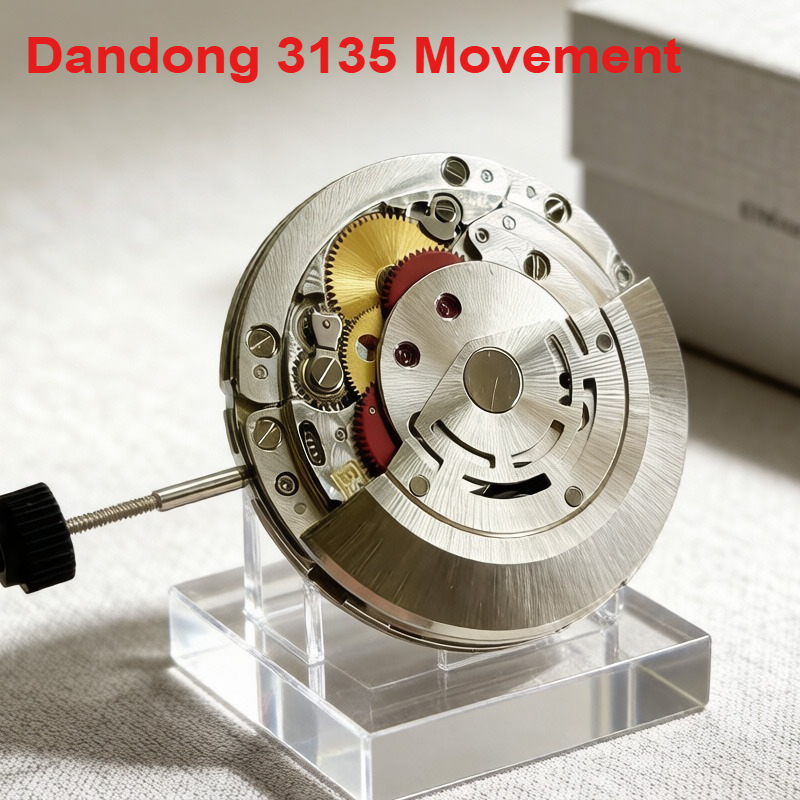 Watch Movement Rotor - กลไกนาฬิกาอัตโนมัติ Dandong Super 3135 พร้อมล้อบาลานซ์สีน้ำเงิน VS
