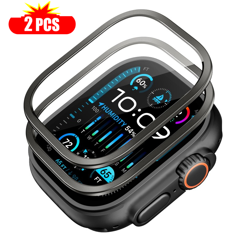 Apple Watch Band - กระจกนิรภัย 2 ชิ้น สำหรับ Apple Watch