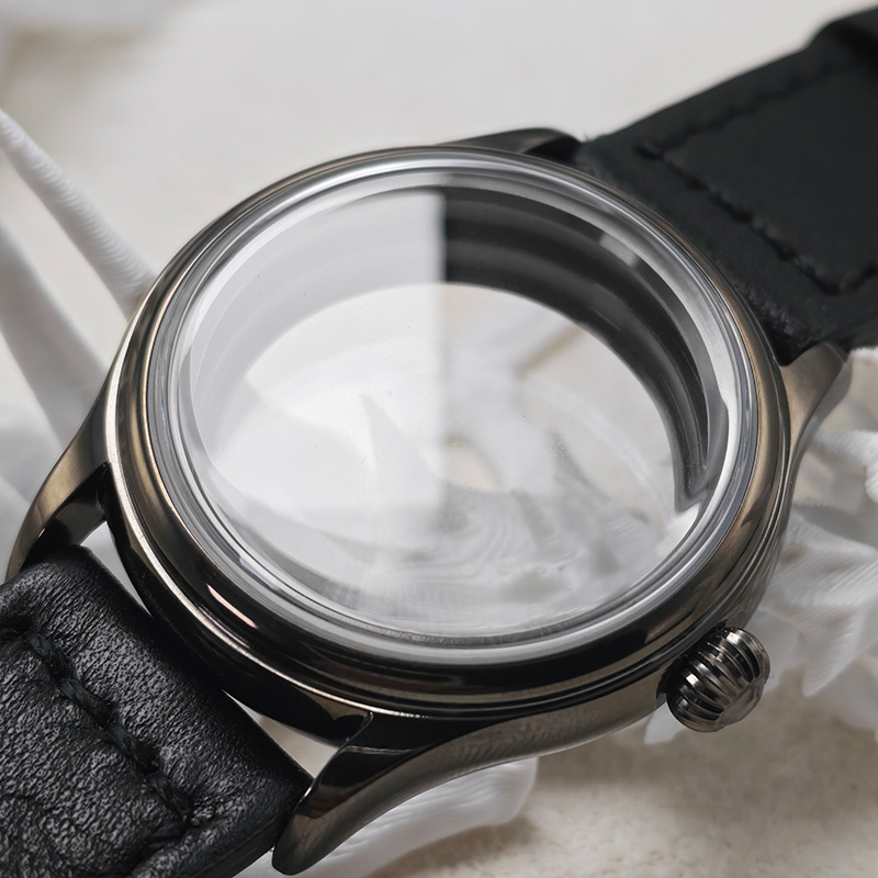 Watch Movement Rotor - ตัวเรือนนาฬิกาสีเทา Gun Grey รุ่นคลาสสิค NH35 ขนาด
