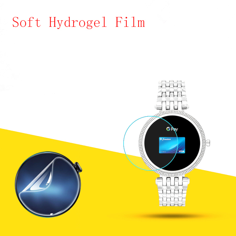 Soft Hydrogelฟิล์มClear HDโปร่ - Smartwatch Watches Michael Kors บทวิจารณ์และราคา