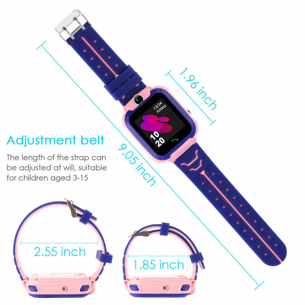 2G เด็กดูสมาร์ท SOS โทรตําแหน่ - Smartwatch Digital Watches For Kid Girl บทวิจารณ์และราคา