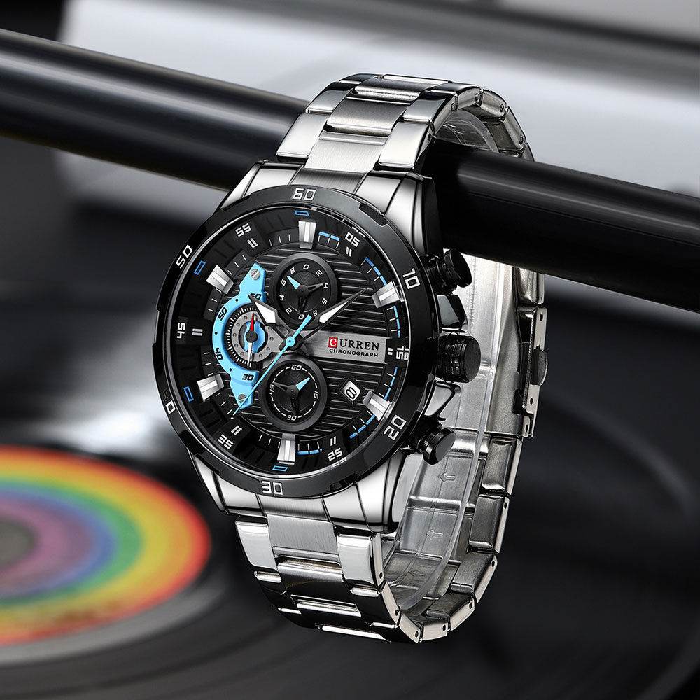 นาฬิกาผู้ชาย CURREN นาฬิกาข้อม - Smartwatch Watches For Men Brands บทวิจารณ์และราคา
