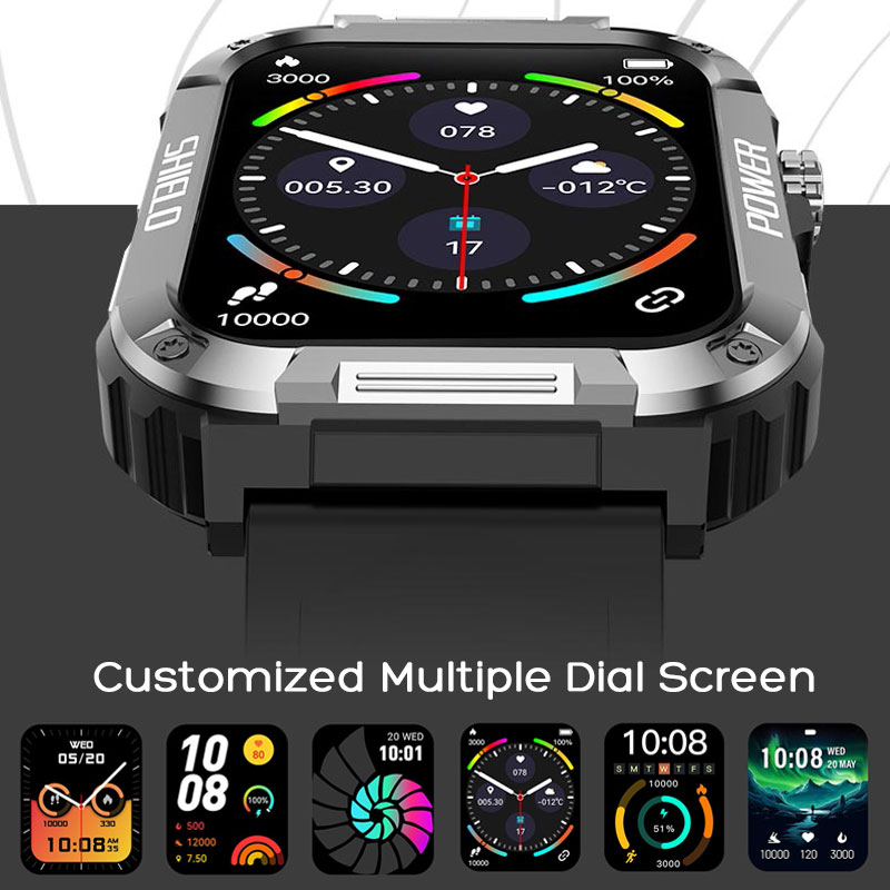 สมาร์ทวอทช์สำหรับผู้ชายผู้หญิง - Smartwatch Iphone Watch For Men บทวิจารณ์และราคา