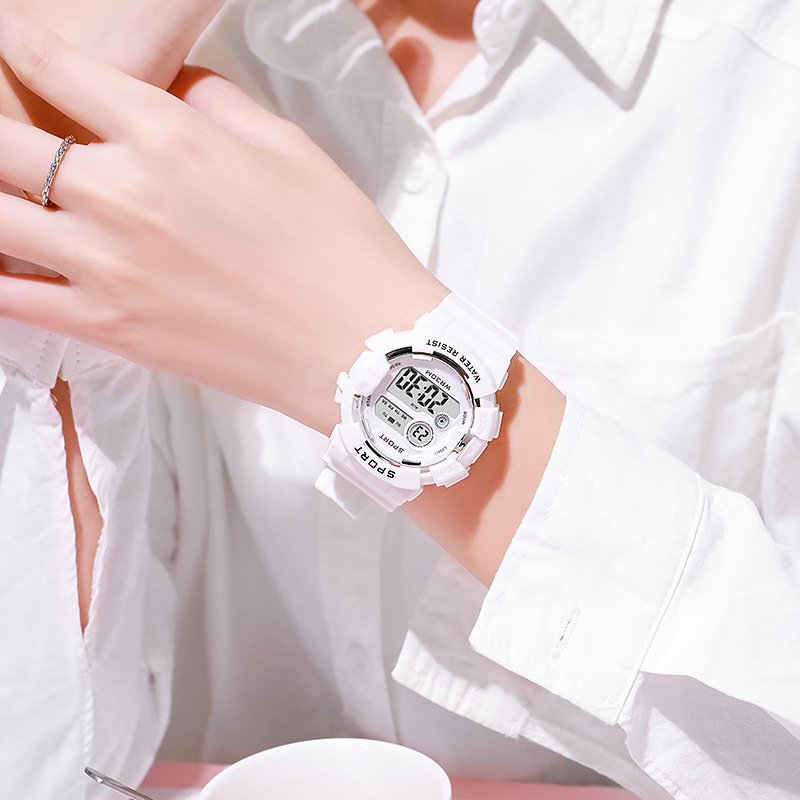 แฟชั่นนาฬิกาเด็กส่องสว่างกันน้ - Smartwatch Digital Watches For Kid Girl บทวิจารณ์และราคา