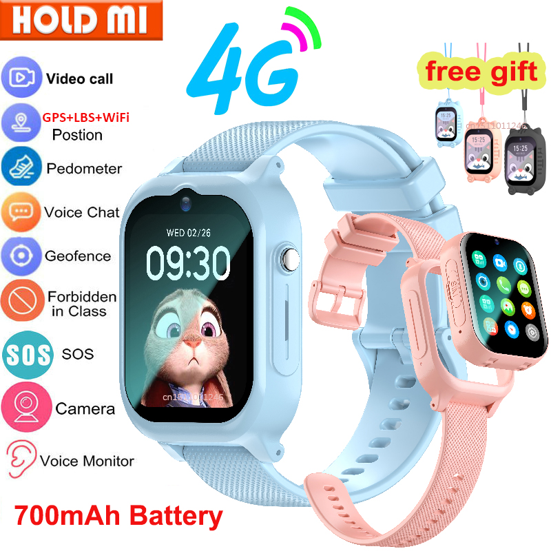 สมาร์ทวอท์ชเด็ก 4G GPS WIFI Vi - Smartwatch Watches For Kid Girl บทวิจารณ์และราคา