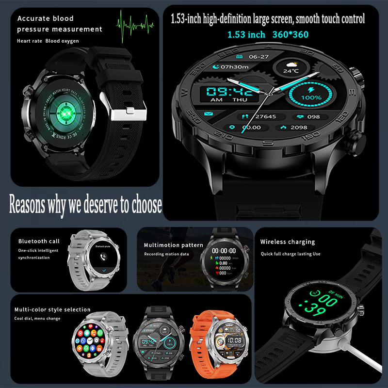 ใหม่ GPS ติดตามสมาร์ทวอทช์ผู้ช - Smartwatch New Watches บทวิจารณ์และราคา