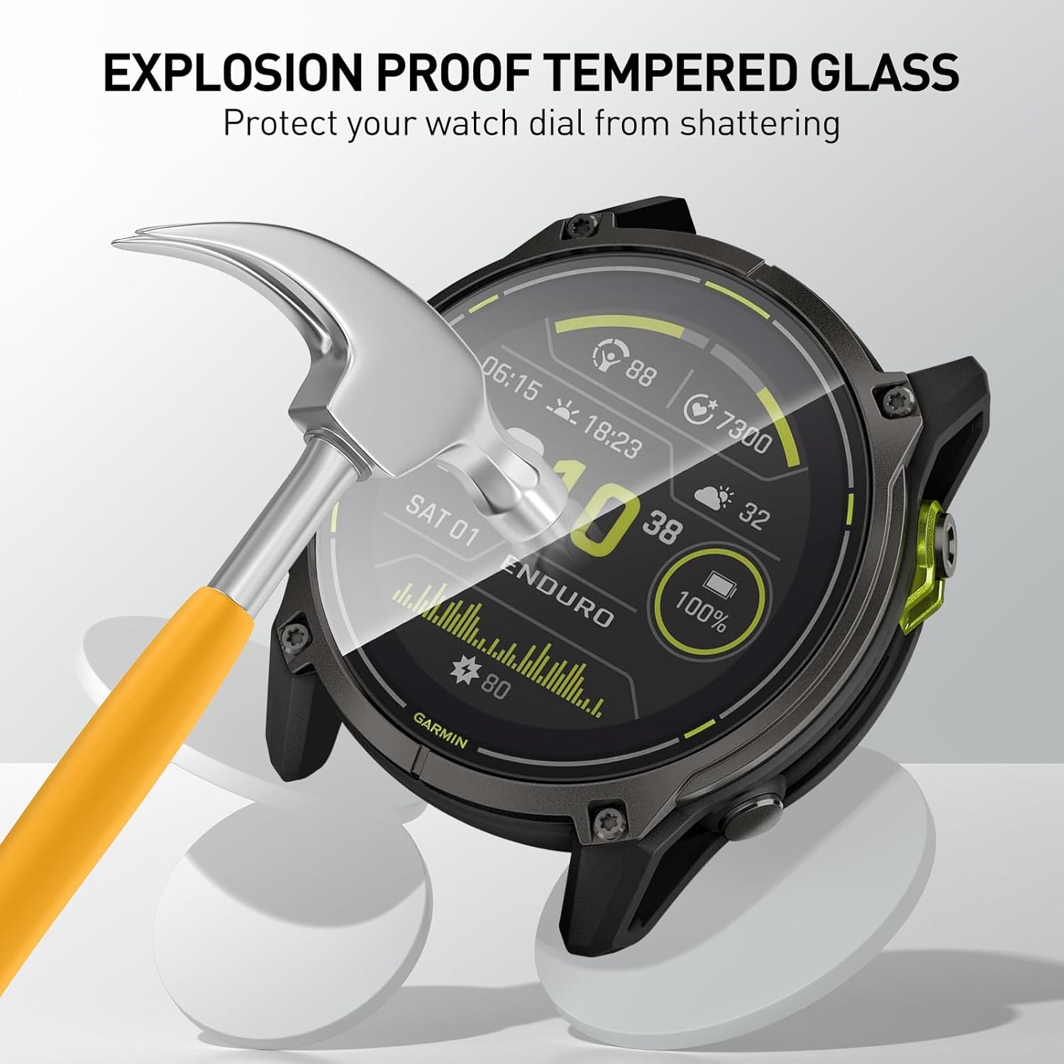 ฟิล์มกระจกนิรภัยสำหรับการ์มิน  - Xwatch Smartwatch บทวิจารณ์และราคา