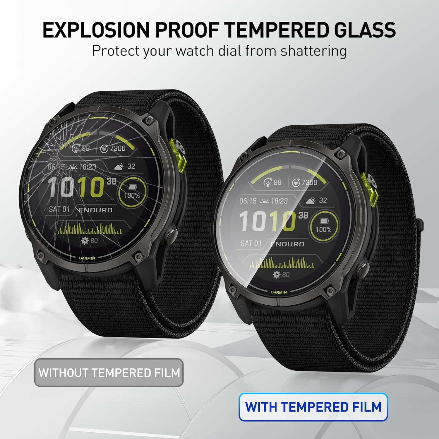 ฟิล์มกระจกนิรภัยสำหรับการ์มิน  - Xwatch Smartwatch บทวิจารณ์และราคา