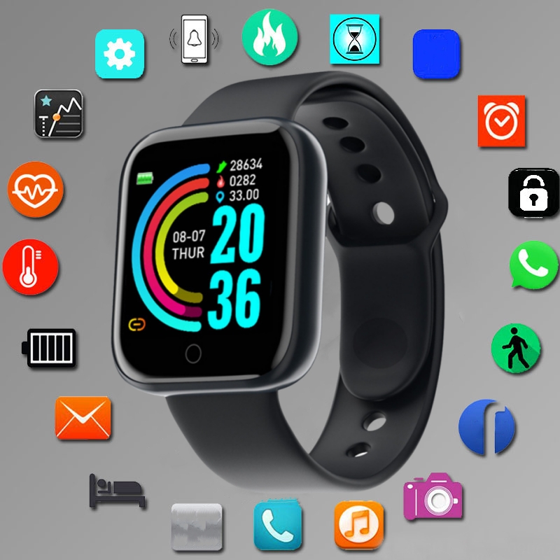 สมาร์ทวอท์ชสําหรับผู้ชายผู้หญิ - Watch Smartwatch Android บทวิจารณ์และราคา