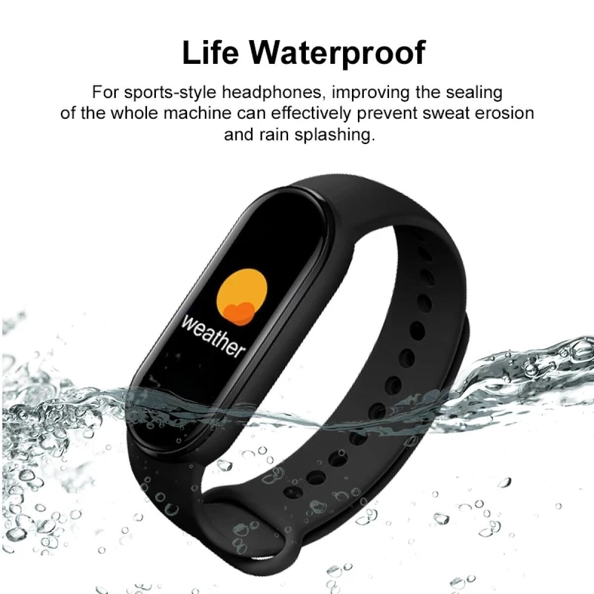 M6 สมาร์ทวอทช์ผู้ชายผู้หญิงกีฬ - Smartwatch Iphone Watch For Men บทวิจารณ์และราคา