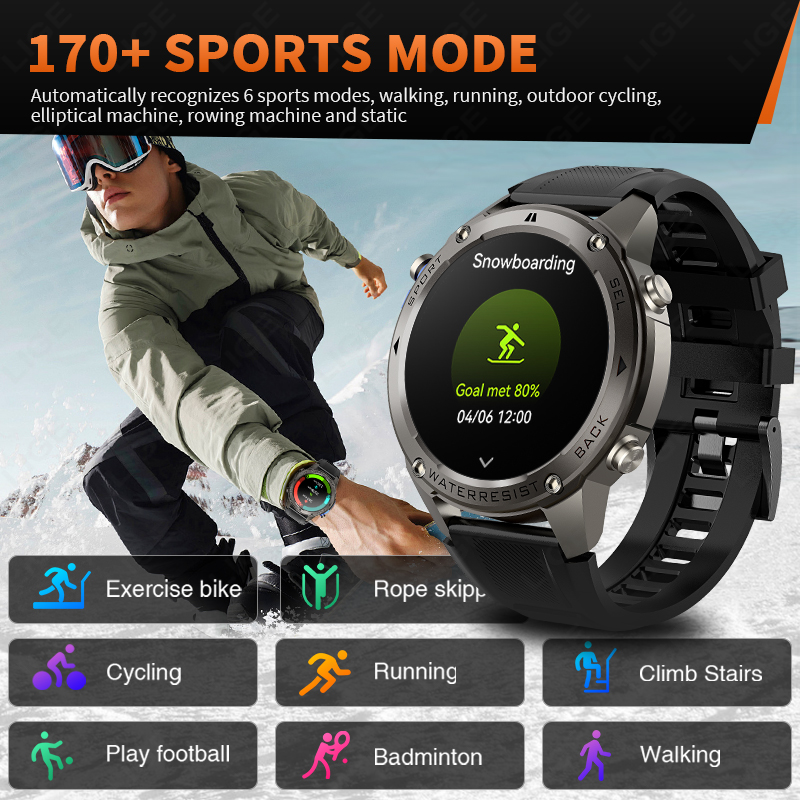 2026 ใหม่อัลตร้ามิลิทารี่เกรด  - Smartwatch New Watches บทวิจารณ์และราคา