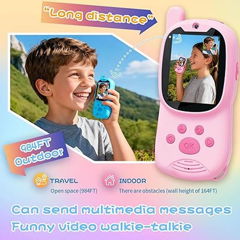 วอล์คกี้ทอล์คกี้น่ารัก 2 ชิ้น  - Smartwatch Watches For Kid Girl บทวิจารณ์และราคา