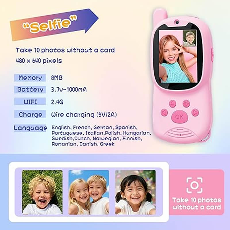 วอล์คกี้ทอล์คกี้น่ารัก 2 ชิ้น  - Smartwatch Watches For Kid Girl บทวิจารณ์และราคา