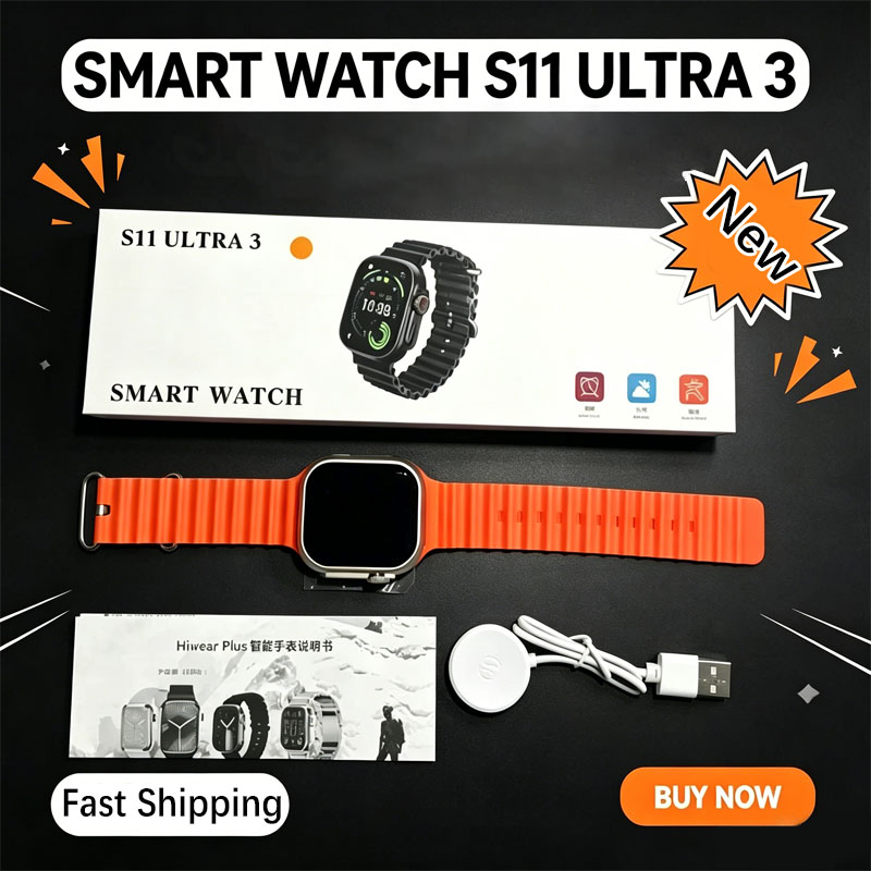 S11 Ultra 3 สมาร์ทวอทช์สำหรับผ - Watch Smartwatch Android บทวิจารณ์และราคา