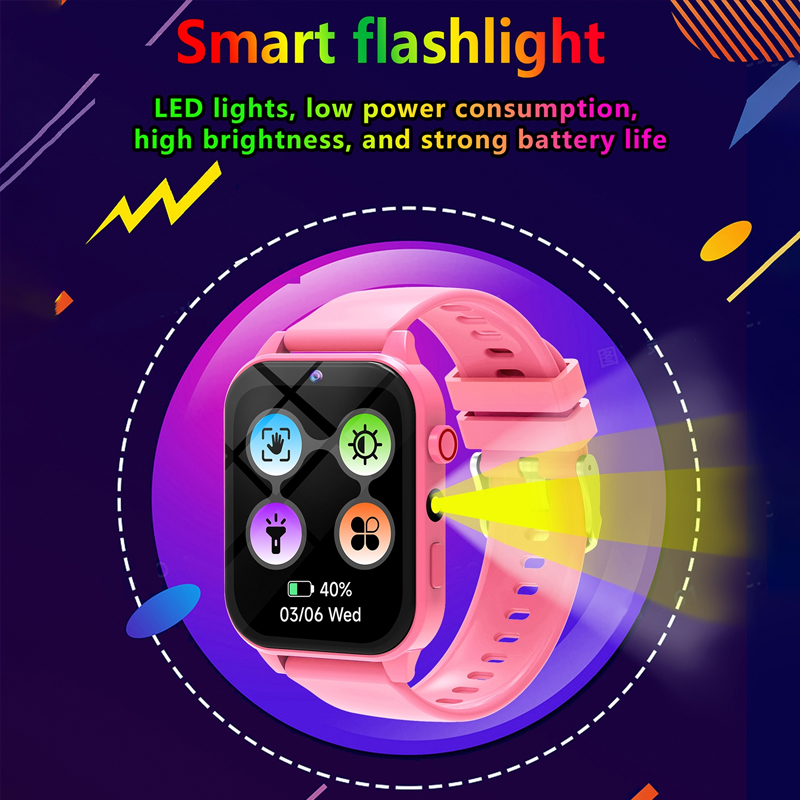 เกมเด็กสมาร์ทนาฬิกาไฟฉายกันน้ำ - Smartwatch Watches For Kid Girl บทวิจารณ์และราคา