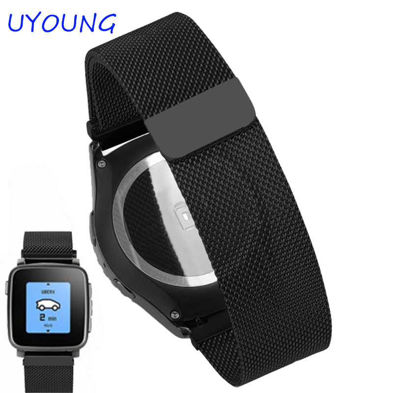 สายรัดข้อมือมิลาน22มม. สำหรับเ - Smartwatch Pebble Watches บทวิจารณ์และราคา