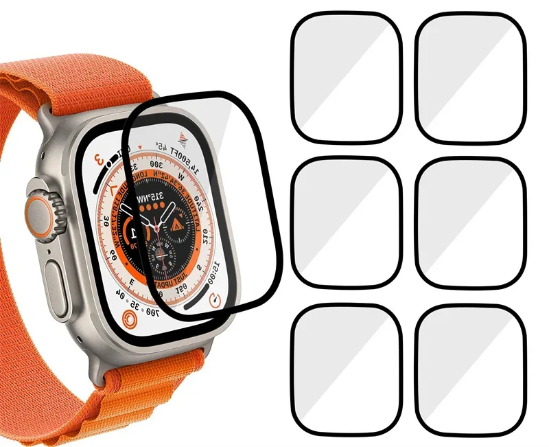 ตัวป้องกันหน้าจอ 3D ฟิล์มกระจก - Apple Watch Band บทวิจารณ์และราคา