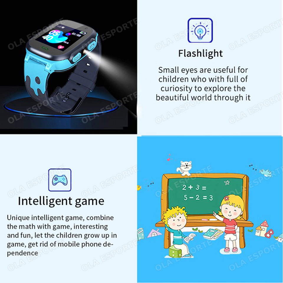 นาฬิกาสมาร์ทวอทช์เด็ก รุ่นใหม่ - Smartwatch Watches For Kid Boy With Alarm บทวิจารณ์และราคา