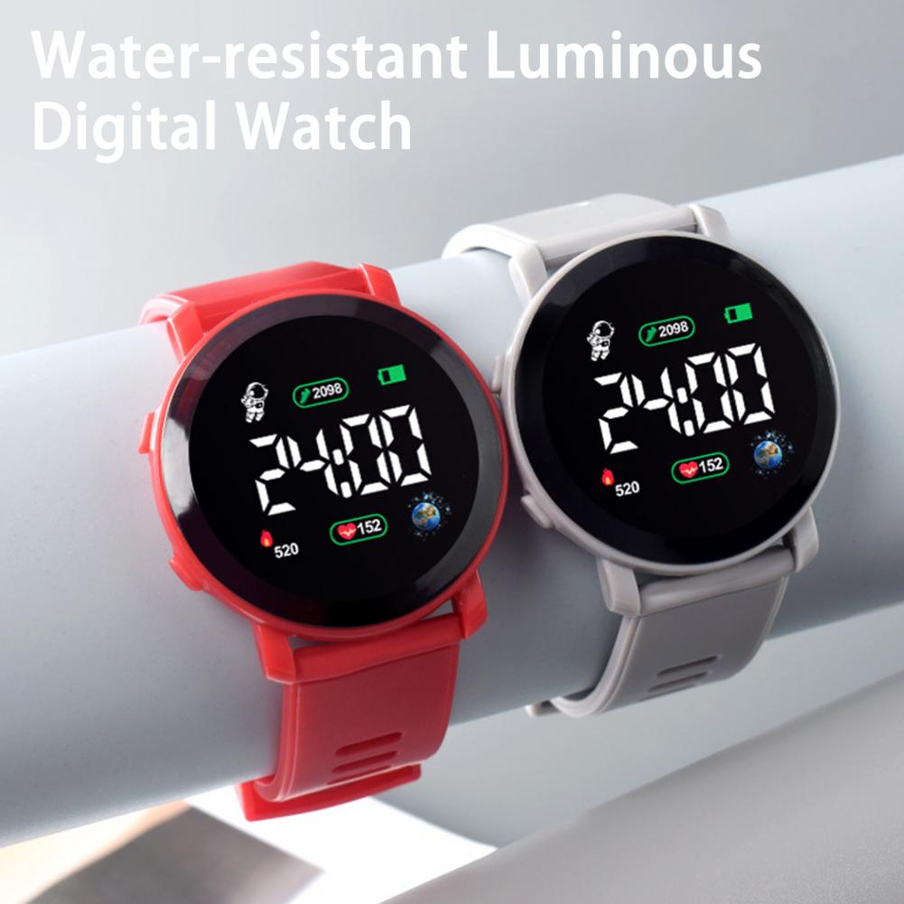 นาฬิกาดิจิตอล LED สำหรับเด็ก ก - Smartwatch Digital Watches For Kid Girl บทวิจารณ์และราคา