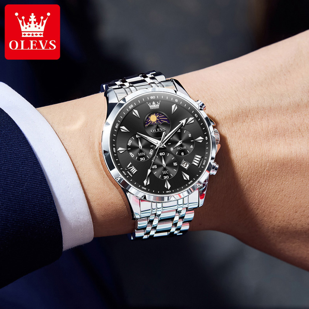 นาฬิกาข้อมือผู้ชาย OLEVS 3653  - Smartwatch Watches For Men Brands บทวิจารณ์และราคา