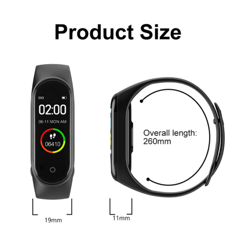 M4นาฬิกาสมาร์ทกีฬาสายรัดข้อมือ - Smartwatch Branded Watches For Women บทวิจารณ์และราคา