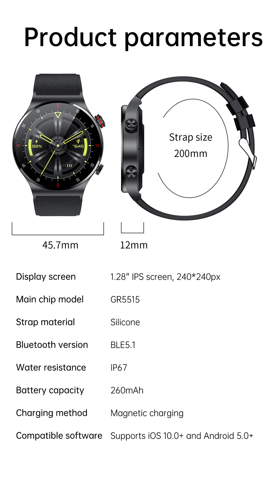 สำหรับ Nokia X100 X20 X10 X100 - Smartwatch Iphone Watch For Men บทวิจารณ์และราคา