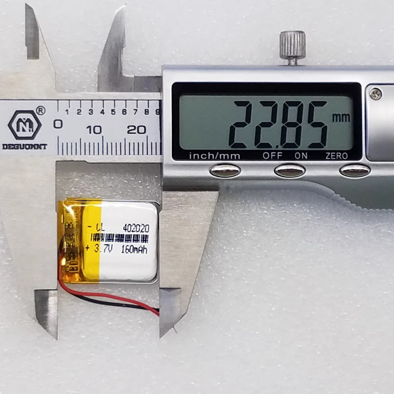 402020 3.7V 160mAh แบตเตอรี่ลิ - Smartwatch Pebble Watches บทวิจารณ์และราคา