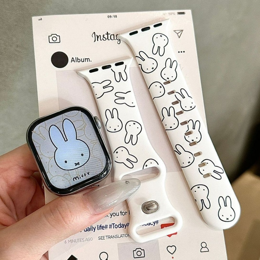 สายนาฬิกาการ์ตูนกระต่ายมิฟฟี่น - Apple Watch Band บทวิจารณ์และราคา