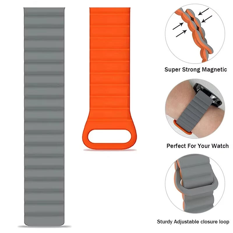 สายซิลิโคนแม่เหล็กขนาด 22 มม.  - Smartwatch Nothing Watches บทวิจารณ์และราคา