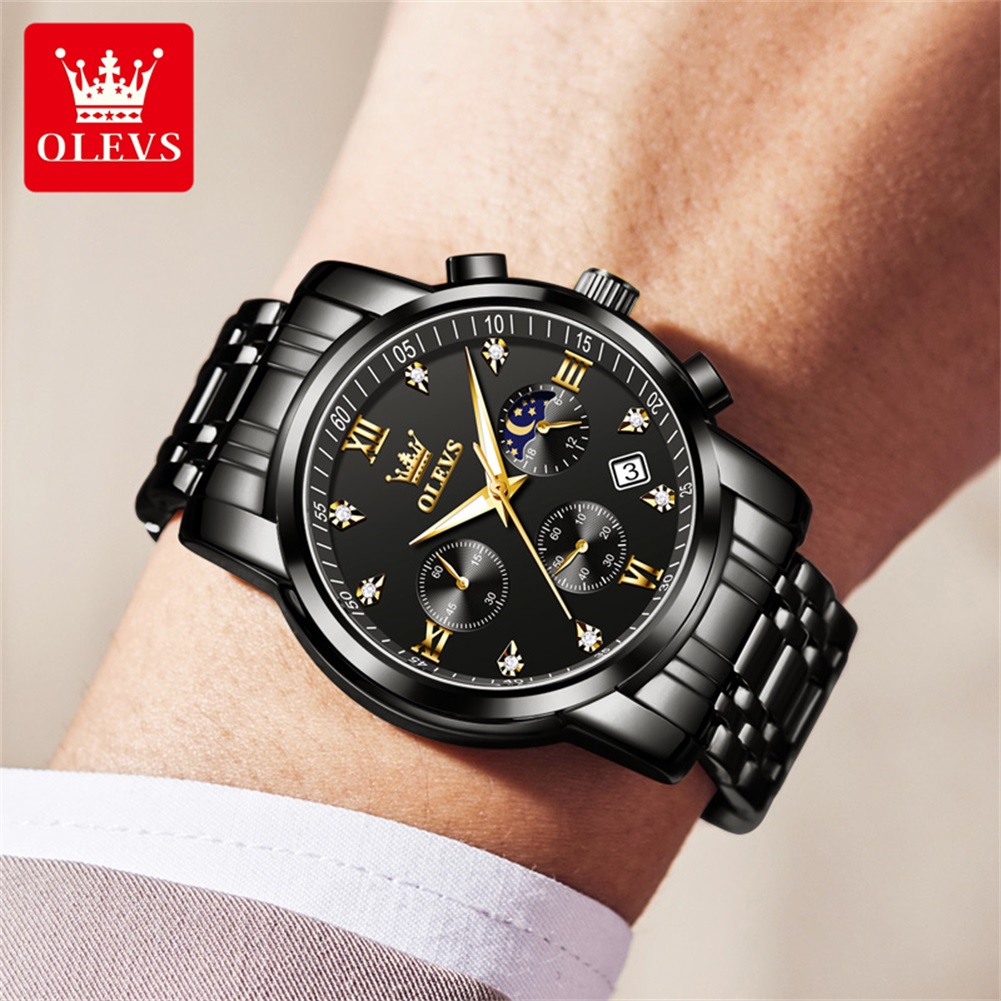 OLEVS นาฬิกาผู้ชายยอดนิยมสแตนเ - Smartwatch Watches For Men Brands บทวิจารณ์และราคา