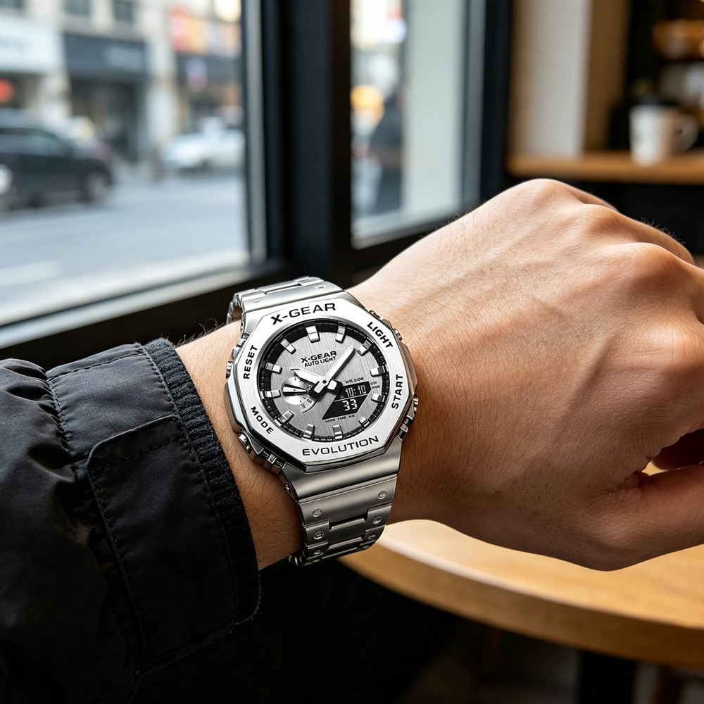 นาฬิกากีฬาดิจิตอล X-GEAR หน้าจ - Xwatch Smartwatch บทวิจารณ์และราคา