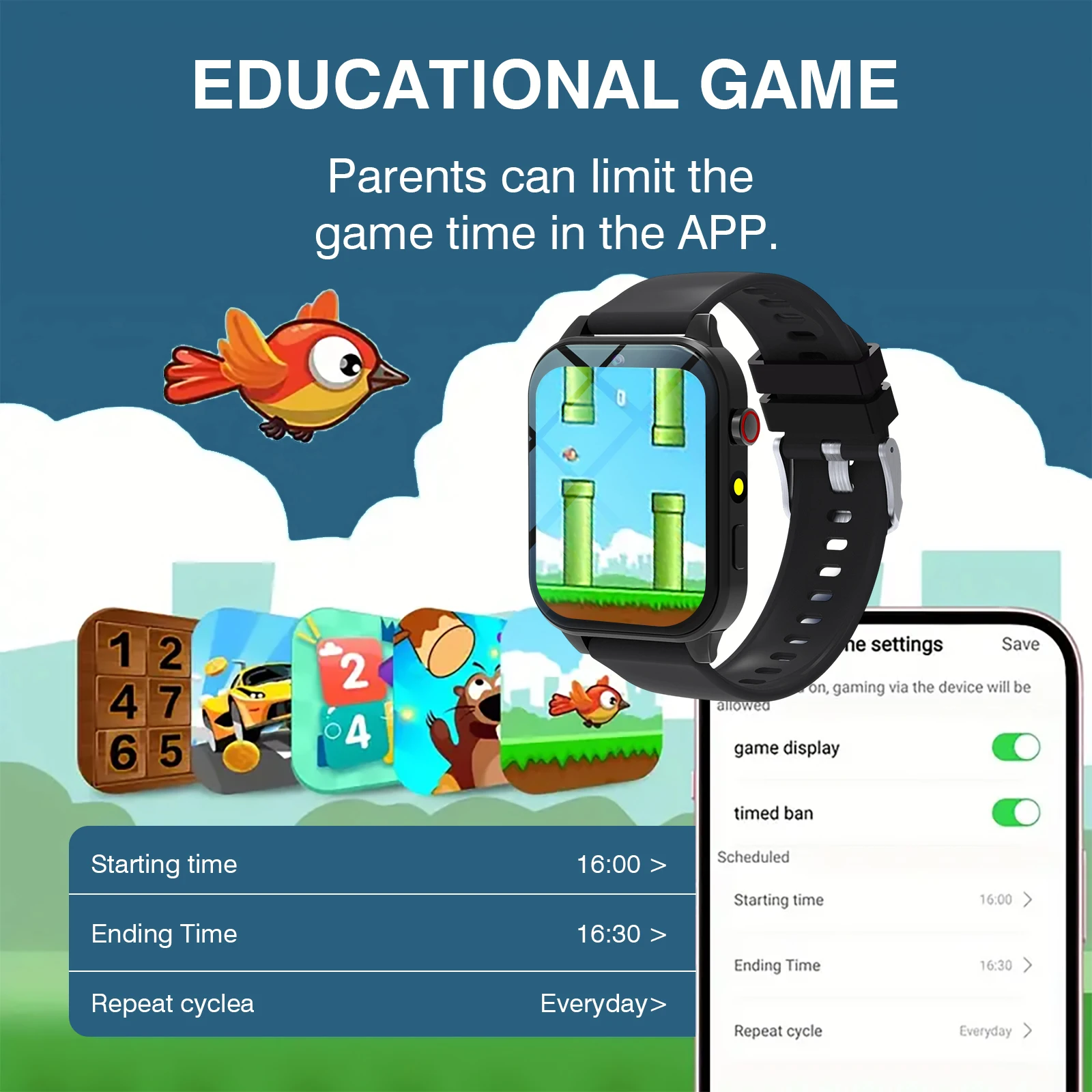 นาฬิกาอัจฉริยะสำหรับเด็ก 18 เก - Smartwatch Digital Watches For Kid Girl บทวิจารณ์และราคา