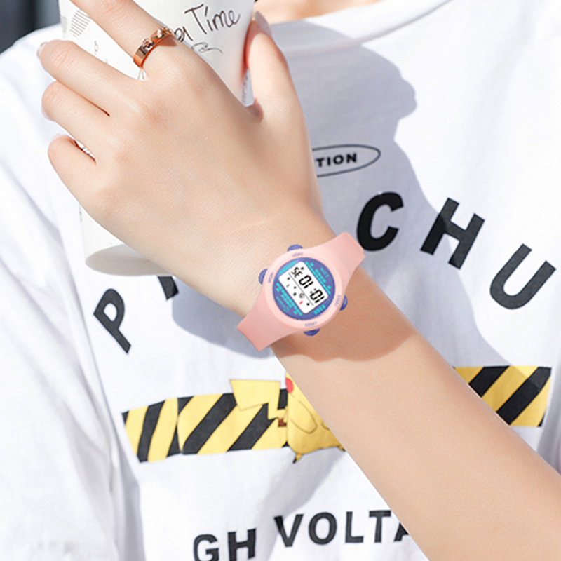 นาฬิกานักศึกษาชายกลางน่ารักสีช - Smartwatch Digital Watches For Kid Girl บทวิจารณ์และราคา