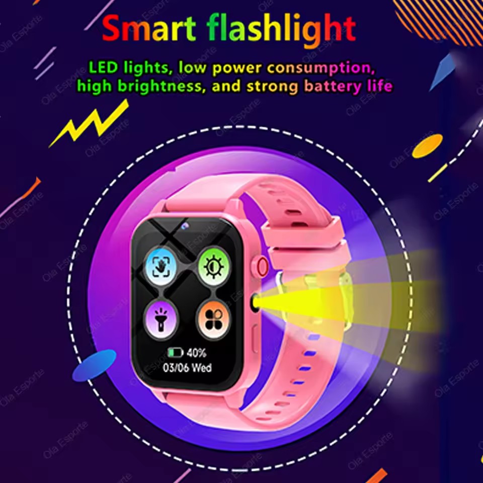 100 + เกมSmartWatchเด็กเด็กHDห - Smartwatch Watches For Kid Boy With Alarm บทวิจารณ์และราคา