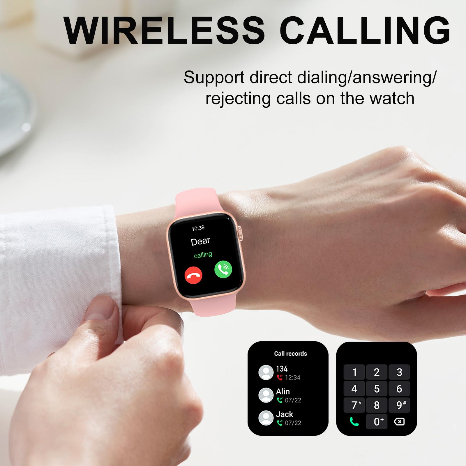 สมาร์ทวอทช์, โทร/กดหมายเลขแบบไ - Smartwatch Iphone Watch For Men บทวิจารณ์และราคา