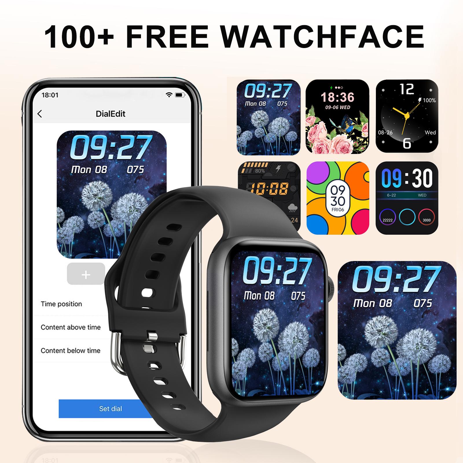 สมาร์ทวอทช์, โทร/กดหมายเลขแบบไ - Smartwatch Iphone Watch For Men บทวิจารณ์และราคา
