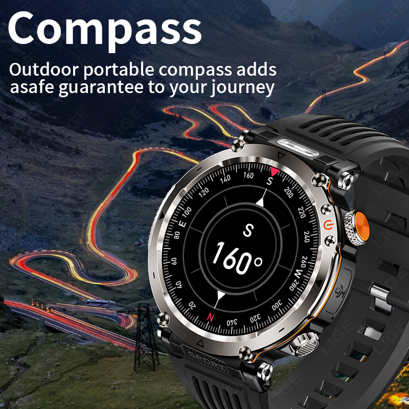 ใหม่ทหารกลางแจ้งสมาร์ทวอทช์ผู้ - Smartwatch New Watches บทวิจารณ์และราคา