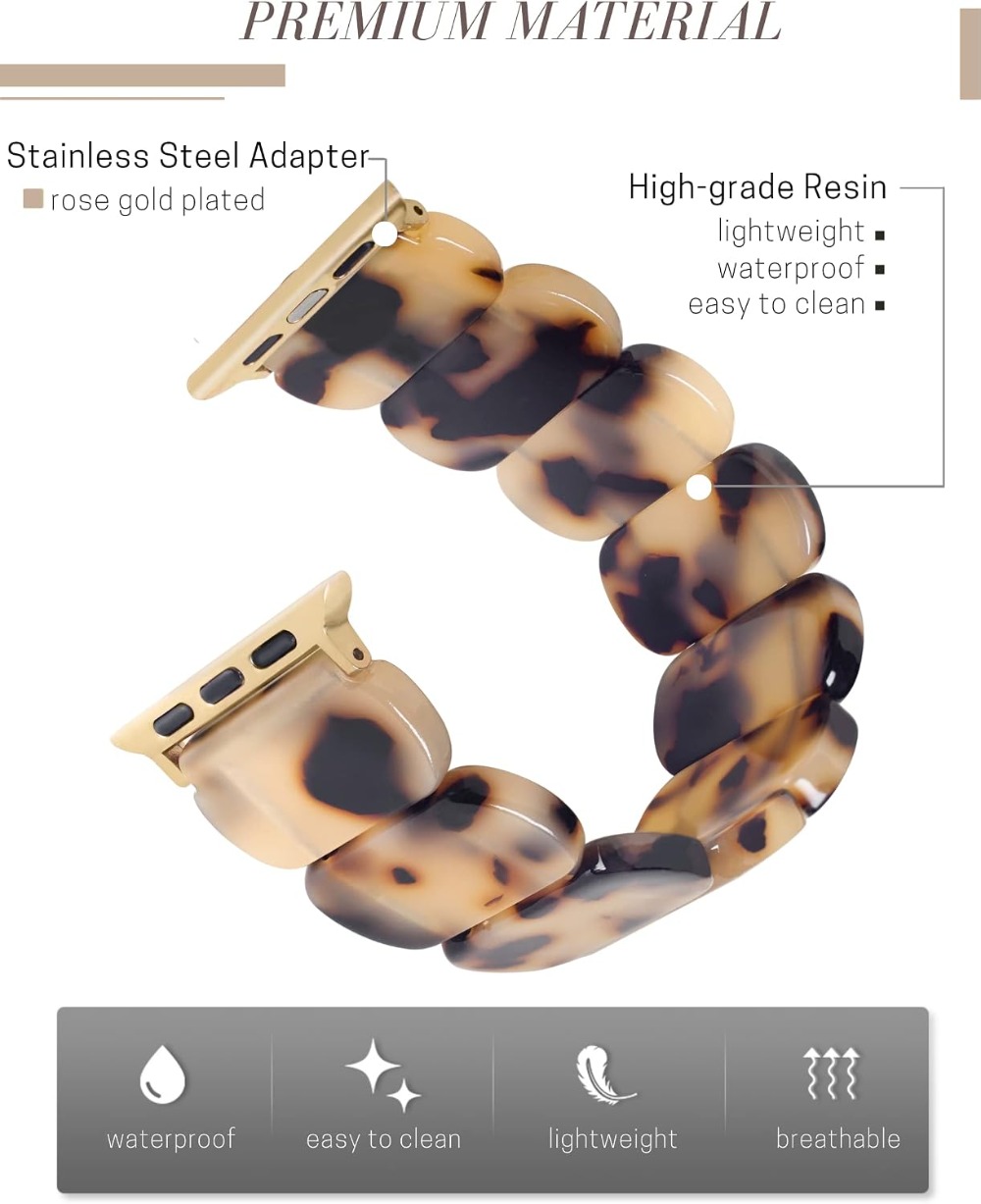 สายนาฬิกา Heesch Tortoise Stre - Apple Watch Band บทวิจารณ์และราคา